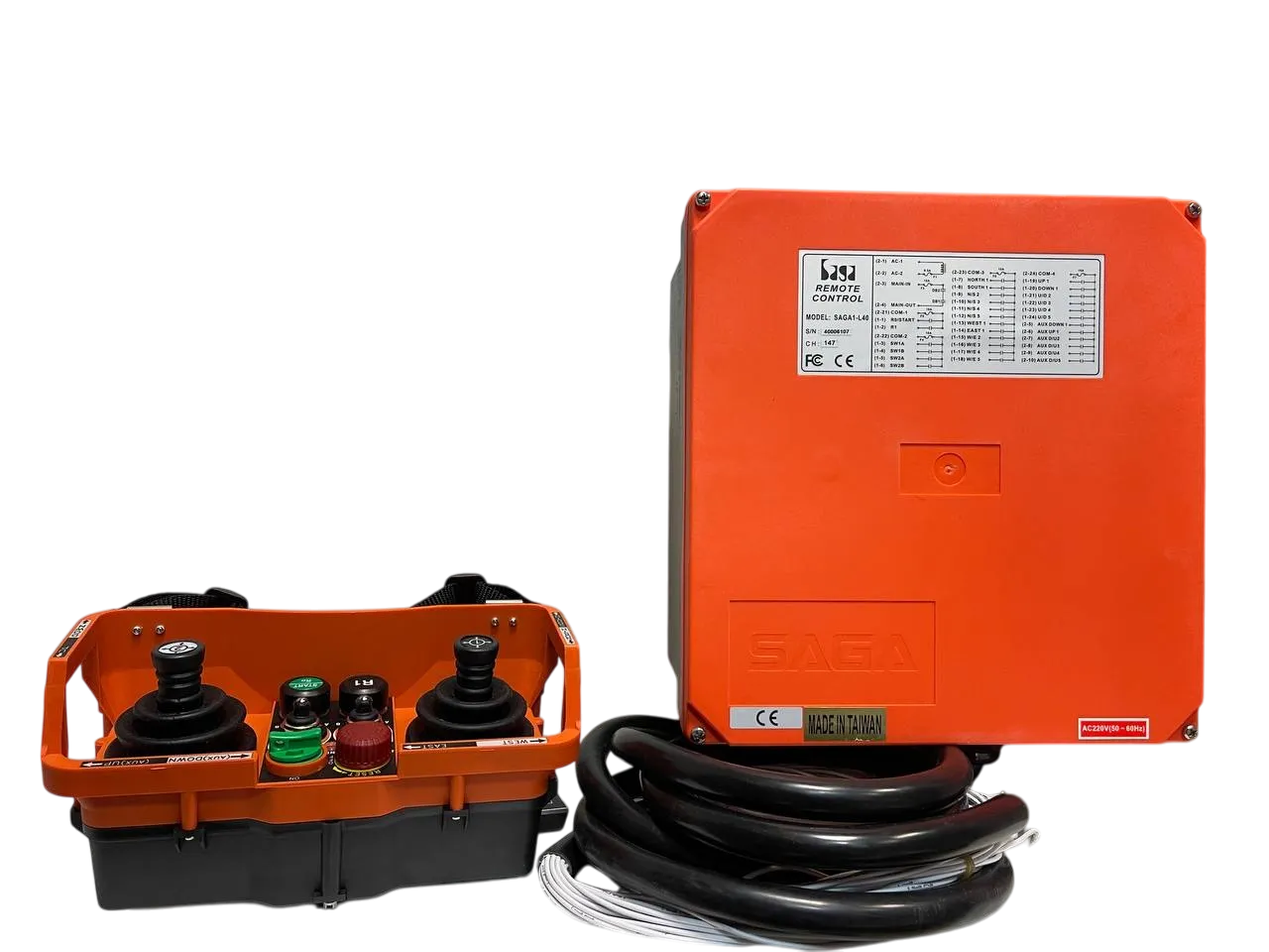 ریموت کنترل جرثقیل ساگا مدل SAGA1-L40 (ریموت کنترل ساگا L40)